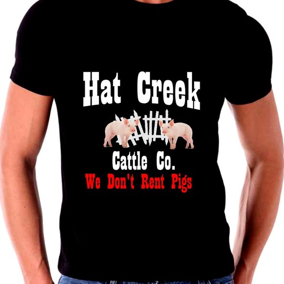 Lonesome Dove We Don't Rent Pigs T Shirt - Picture 1 of 1